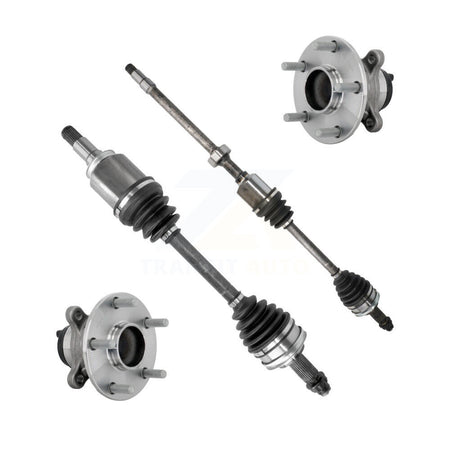 Front CV Axle Drive Shaft And Complete Wheel Hub Bearing Assembly Kit For Lexus IS200t KN7-100432