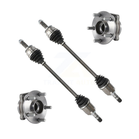 Front CV Axle Drive Shaft And Wheel Hub Bearing Assembly Kit For Subaru Forester Impreza KN7-100433