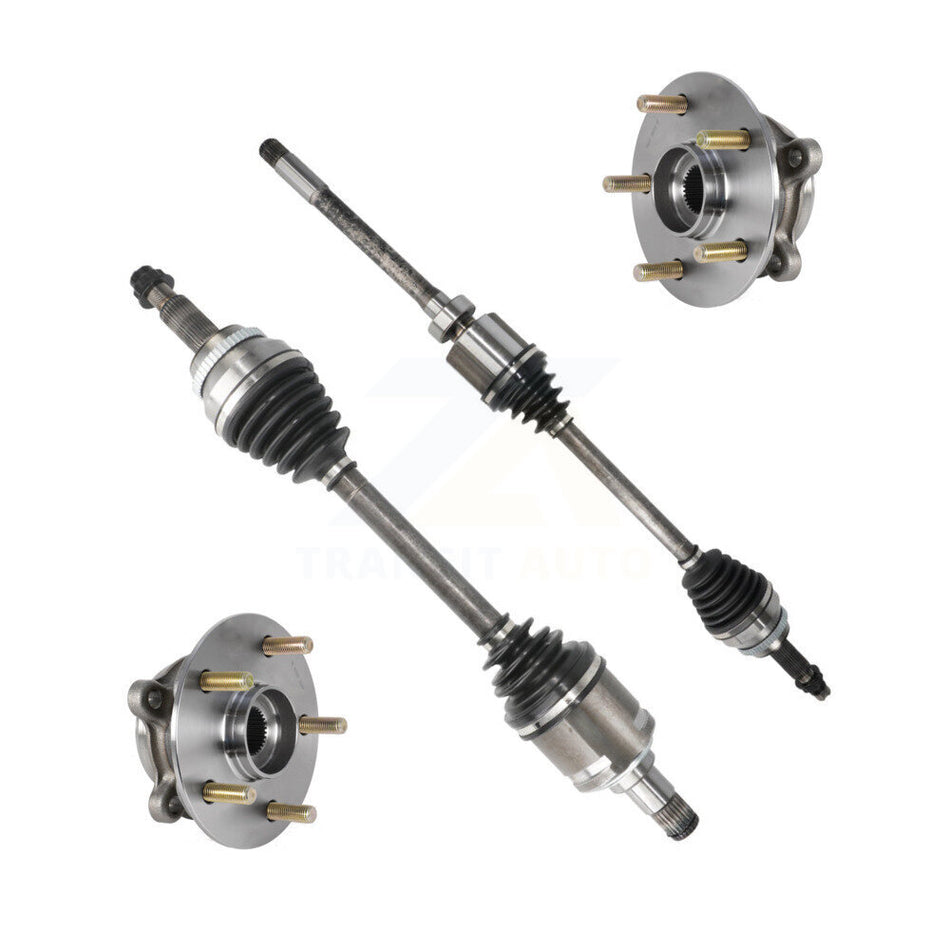 Front CV Axle Drive Shaft And Complete Hub Bearing Assembly Kit For Lexus RX350 RX350L KN7-100462