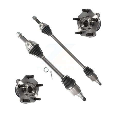 Front CV Axle Drive Shaft And Complete Wheel Hub Bearing Assembly Kit For Nissan Sentra KN7-100466