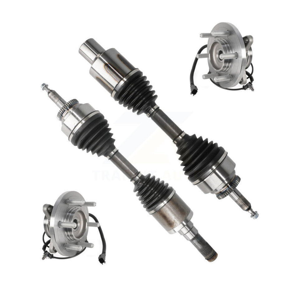 Front CV Axle Drive Shaft And Bearing Kit For 2015 Ford Expedition Lincoln Navigator 4WD KN7-100468