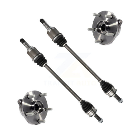 Front CV Axle Drive Shaft And Complete Hub Bearing Assembly Kit For Subaru Outback Legacy KN7-100473
