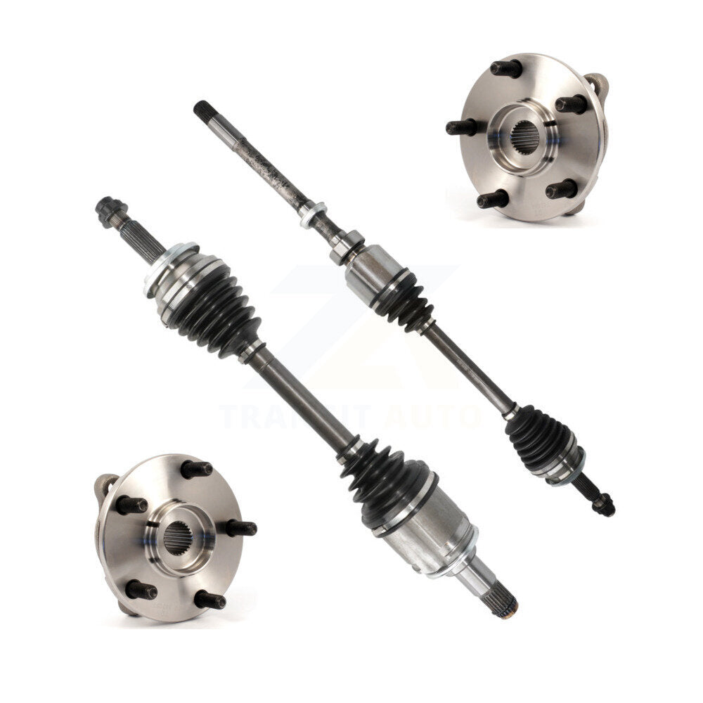 Front CV Axle Drive Shaft And Complete Wheel Hub Bearing Assembly Kit For Toyota RAV4 KN7-100487