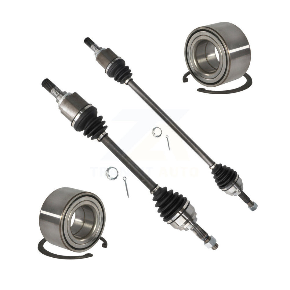 Front CV Axle And Bearing Kit For 2010-2011 Nissan Versa 1.6L with Manual transmission KN7-100513