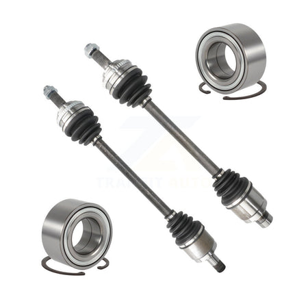 Front CV Axle Drive Shaft Assembly And Wheel Bearing Kit For 1999-2004 Honda Odyssey FWD KN7-100525