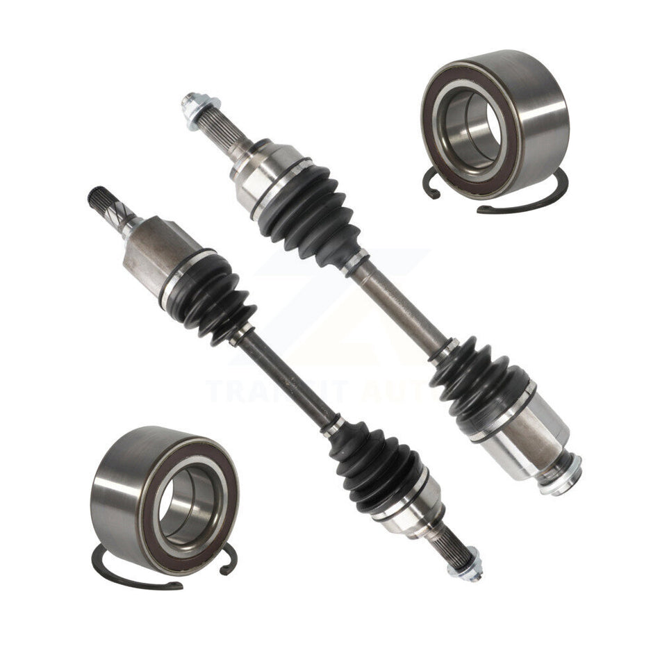 Front CV Axle Drive Shaft Assembly And Bearing Kit For Mazda 5 3 Sport Primary Design KN7-100532