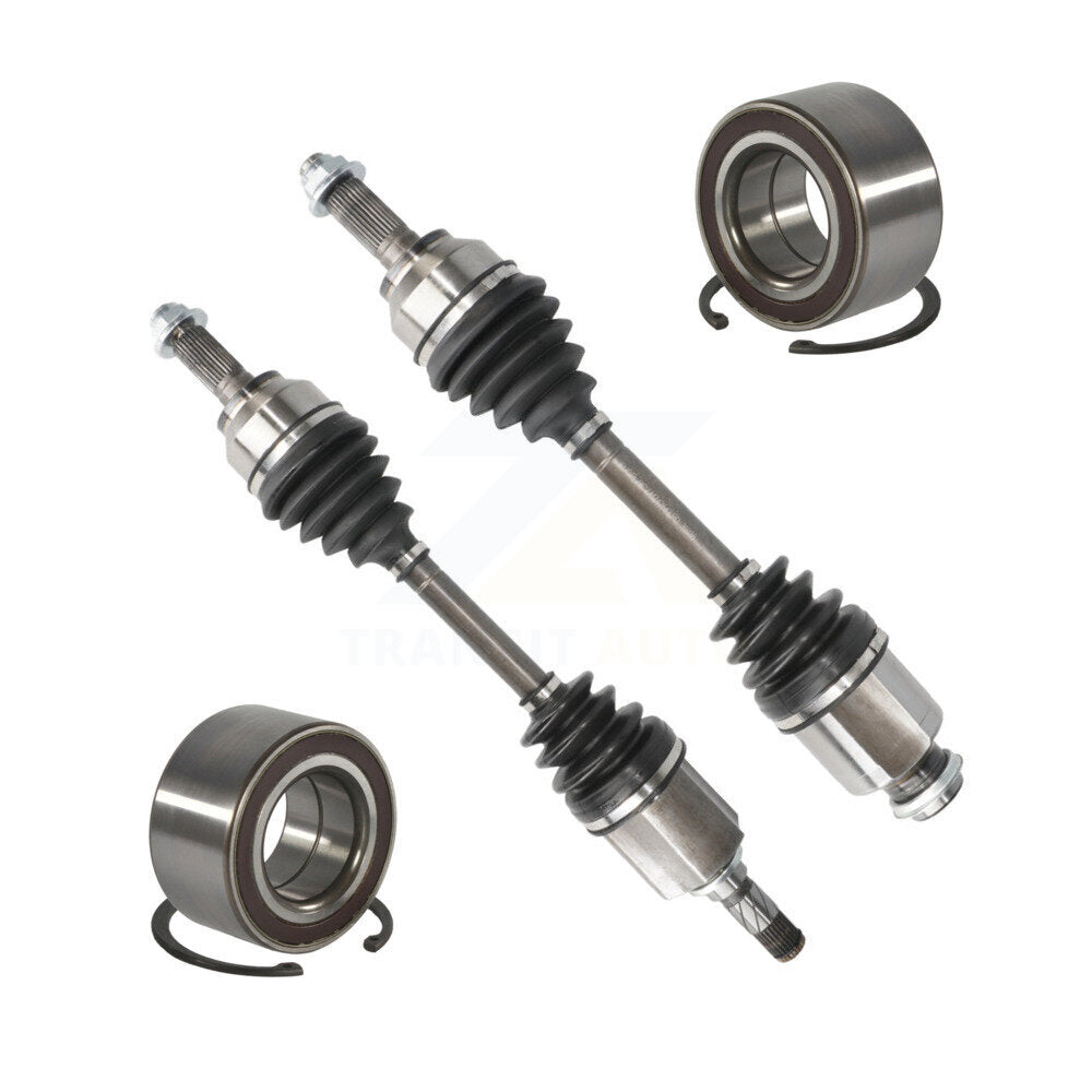 Front CV Axle Drive Shaft Assembly And Bearing Kit For 2006-2009 Mazda 3 Primary Design KN7-100535