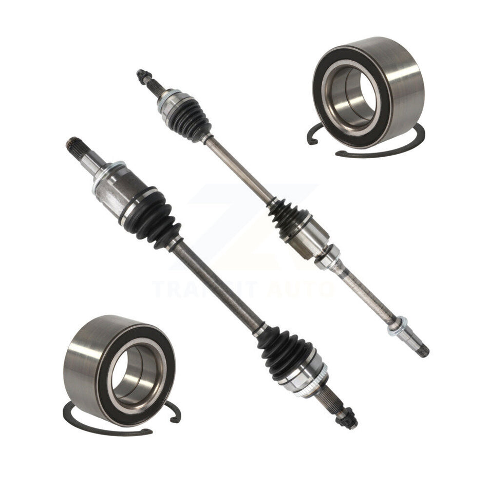 Front CV Axle Drive Shaft Assembly And Wheel Bearing Kit For 2004-2010 Toyota Sienna FWD KN7-100538