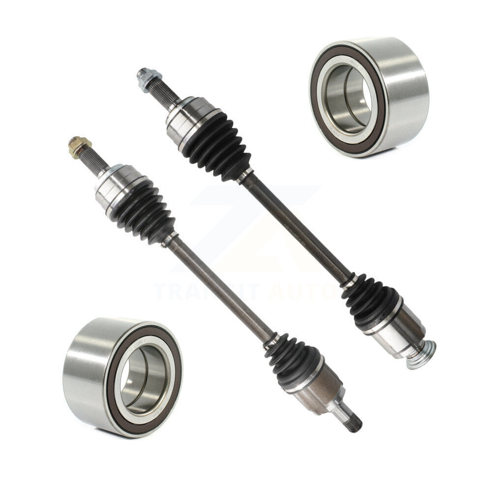 Front CV Axle Drive Shaft And Bearing Kit For 2006-2014 Honda Ridgeline AWD with 3.5L KN7-100565