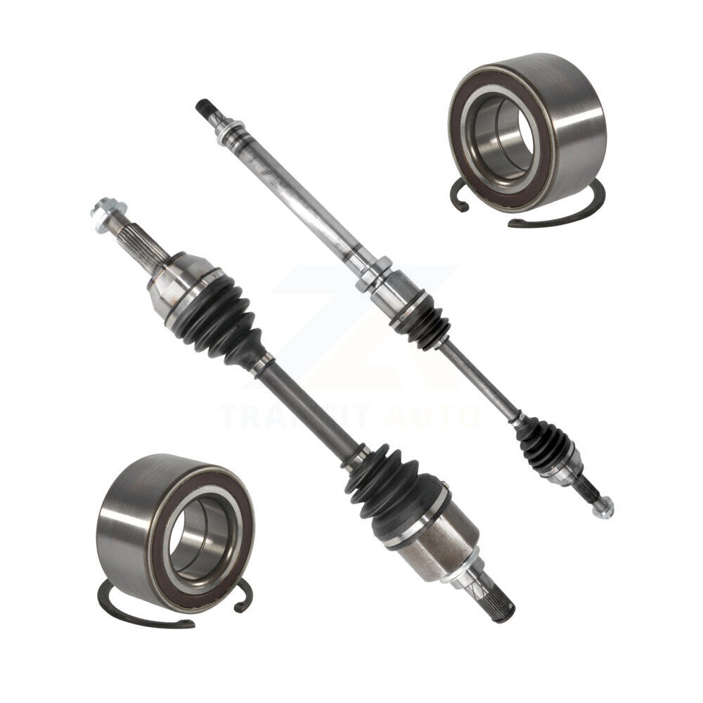 Front CV Axle Drive Shaft Complete Assembly And Wheel Bearing Kit For Ford Fiesta KN7-100566