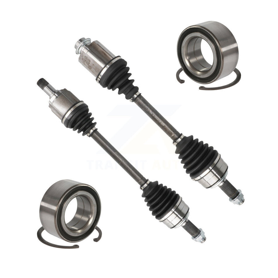 Front CV Axle And Bearing Kit For 2008-2012 Honda Accord 3.5L with Automatic transmission KN7-100579