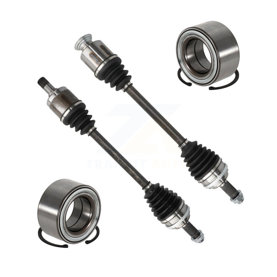 Front CV Axle Drive Shaft Assembly And Wheel Bearing Kit For Honda Pilot Acura MDX 3.5L KN7-100583