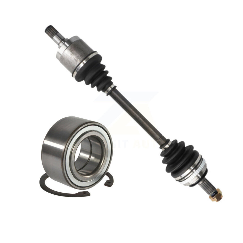Front Right CV Axle Drive Shaft Assembly And Wheel Bearing Kit For Honda Civic Acura EL KN7-100617