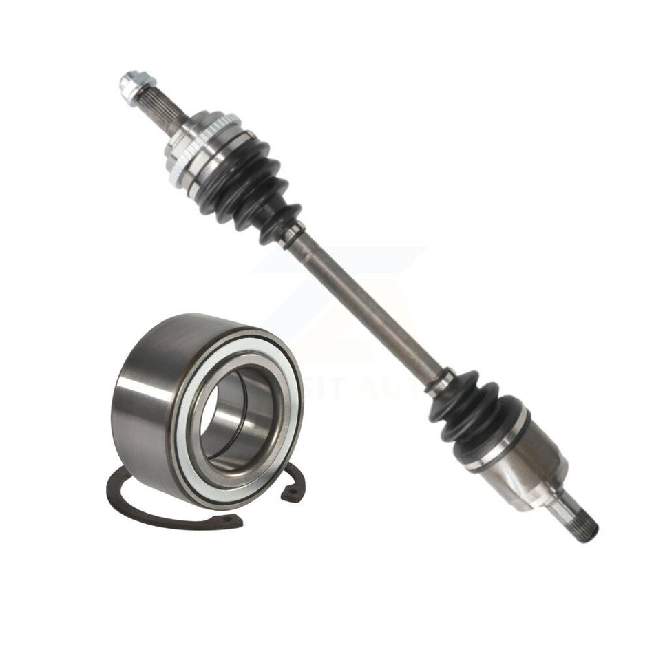Front Right CV Axle Drive Shaft Assembly And Wheel Bearing Kit For Honda Civic Acura EL KN7-100618