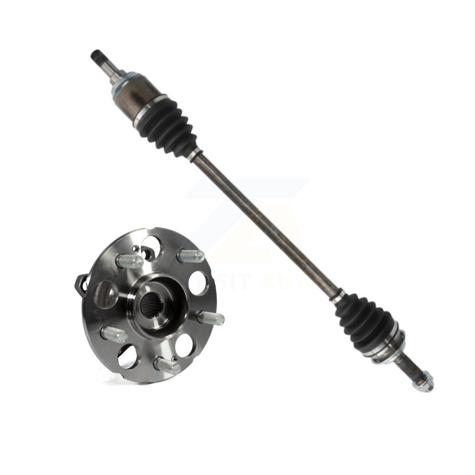Rear Left CV Axle Drive Shaft And Hub Bearing Assembly Kit For 2013-2016 Honda CR-V AWD KN7-100688
