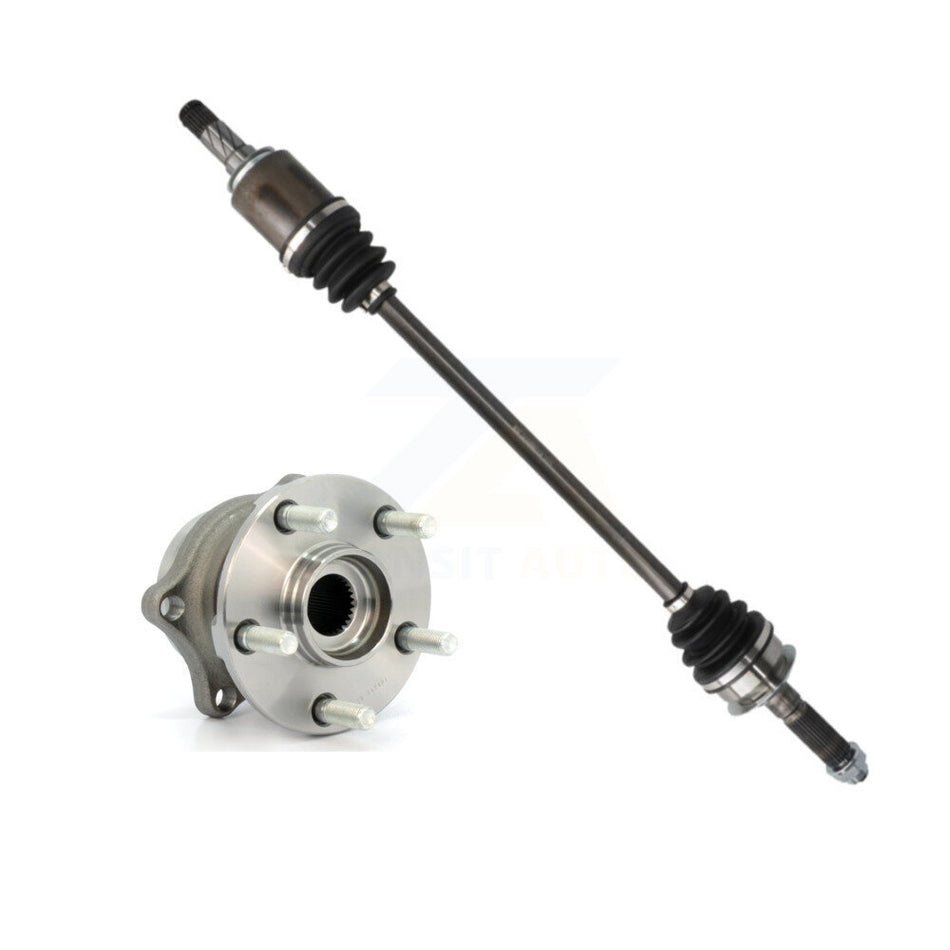 Rear Left CV Axle Drive Shaft And Hub Bearing Assembly Kit For Subaru Crosstrek Legacy KN7-100698