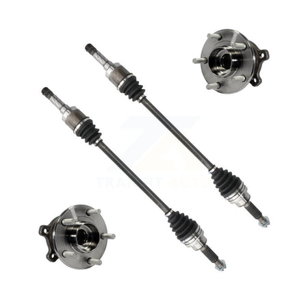 Rear CV Axle Drive Shaft And Hub Bearing Kit For 2013-2019 Ford Escape AWD Primary Design KN7-100711