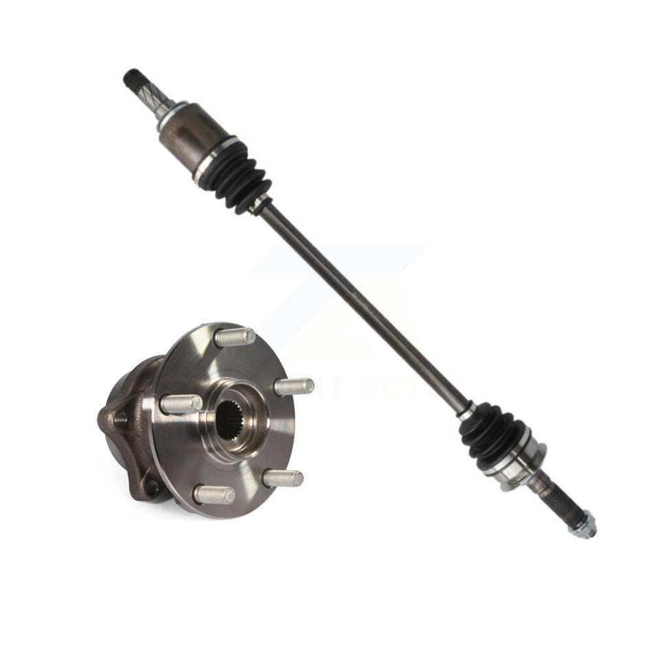 Rear Right CV Axle Drive Shaft And Complete Hub Bearing Assembly Kit For Subaru Forester KN7-100741