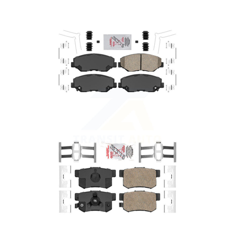 Front Rear Ceramic Disc Brake Pads Kit For Honda CR-V KNF-100314