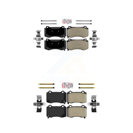 Front Rear Semi-Metallic Disc Brake Pads Kit For Dodge Charger Chrysler 300 Challenger KNF-100327