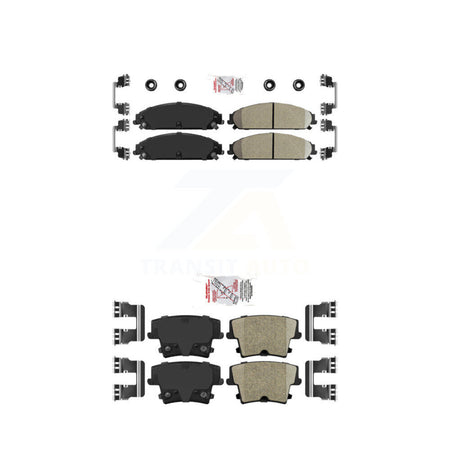Front Rear Ceramic Disc Brake Pads Kit For Dodge Charger Chrysler 300 Challenger Magnum KNF-100329