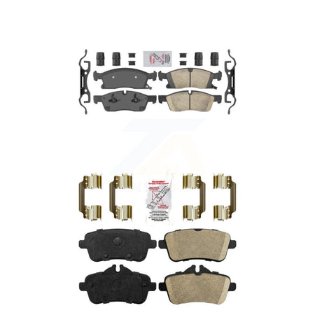 Front Rear Ceramic Disc Brake Pads Kit For Mercedes-Benz ML350 GLE400 GLE350 GL350 GLS450 KNF-100546