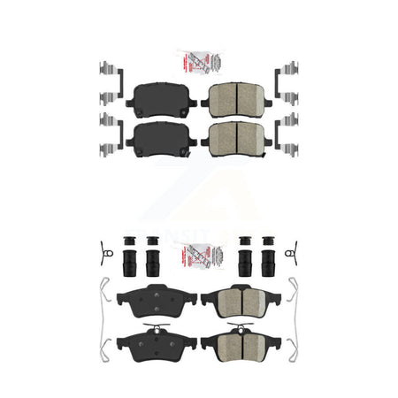 Front Rear Ceramic Disc Brake Pads Kit For Pontiac Solstice Saturn Sky KNF-100556