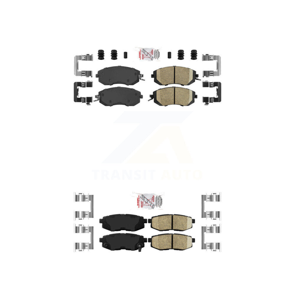 Front Rear Ceramic Disc Brake Pads Kit For Subaru BRZ Scion FR-S Toyota 86 GR86 KNF-100609