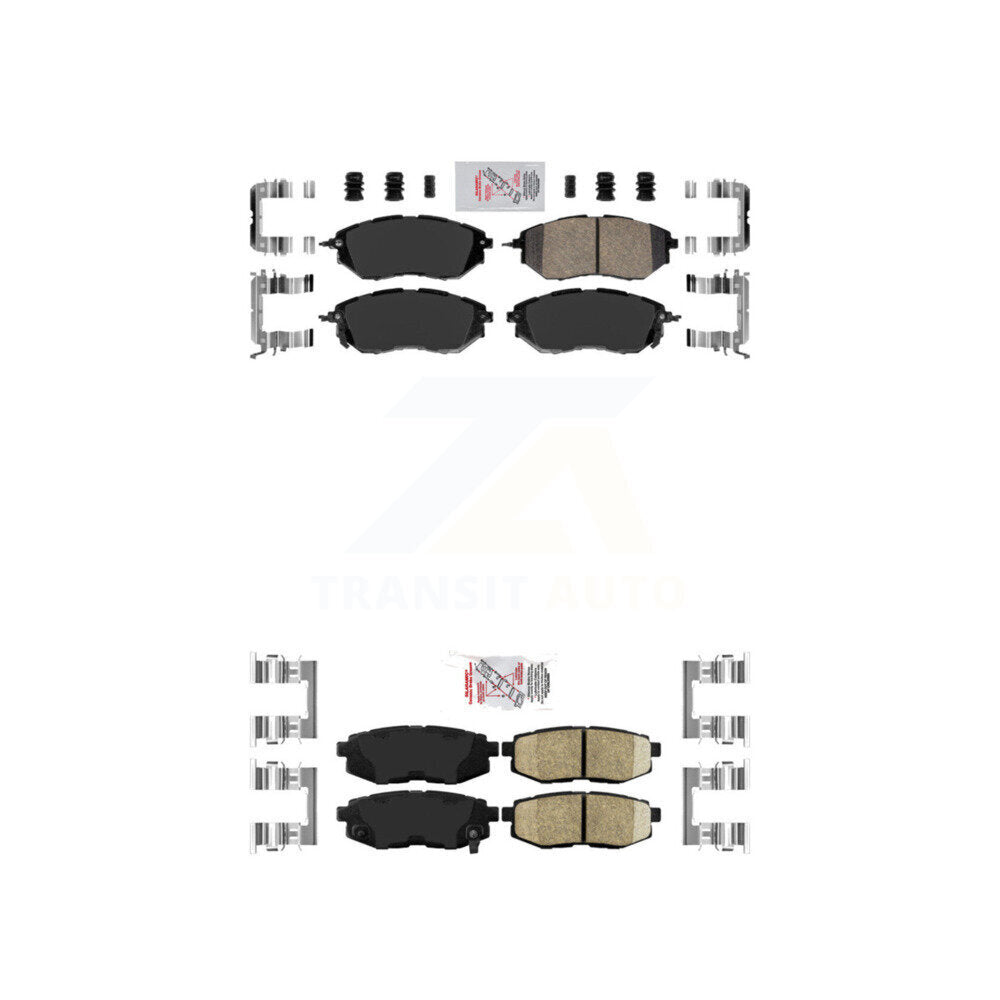 Front Rear Ceramic Disc Brake Pads Kit For Subaru Forester Outback Legacy Tribeca B9 KNF-100661