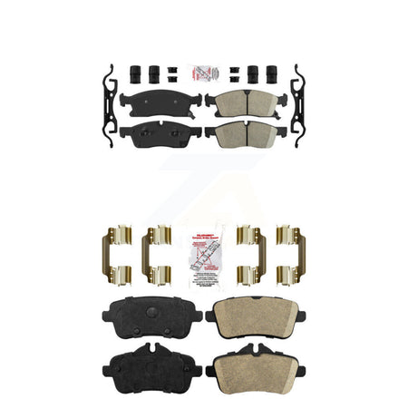 Front Rear Ceramic Disc Brake Pads Kit For Mercedes-Benz ML350 GLE400 GLE350 GL350 GLS450 KNF-100738