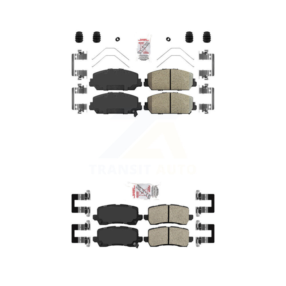 Front Rear Ceramic Disc Brake Pads Kit For Acura RLX KNF-100761
