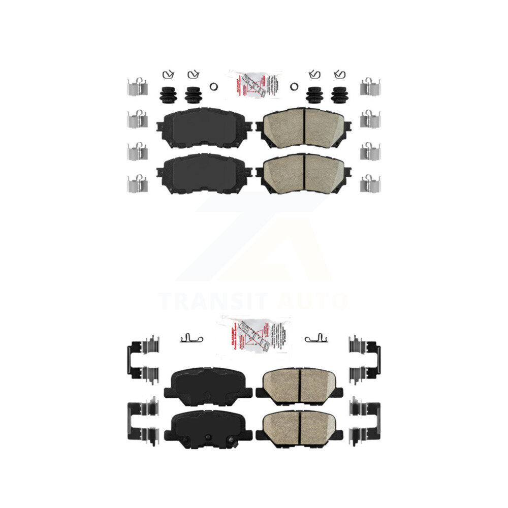 Front Rear Ceramic Disc Brake Pads Kit For Mazda 6 KNF-100795