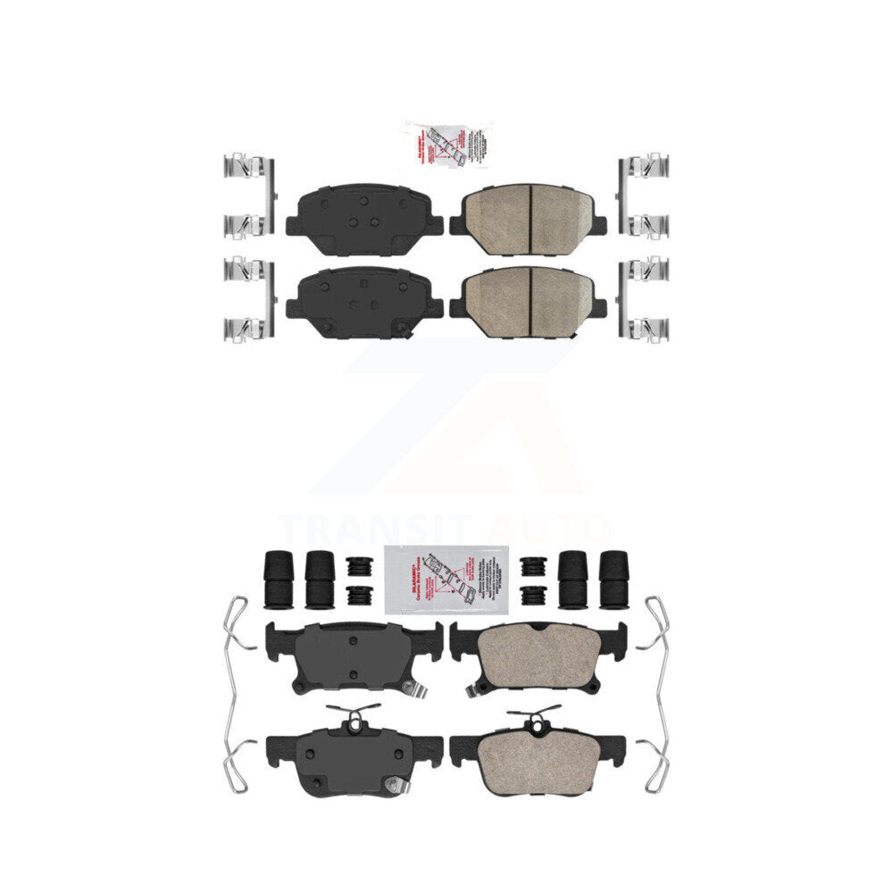 Front Rear Ceramic Disc Brake Pads Kit For Buick Envision KNF-100799