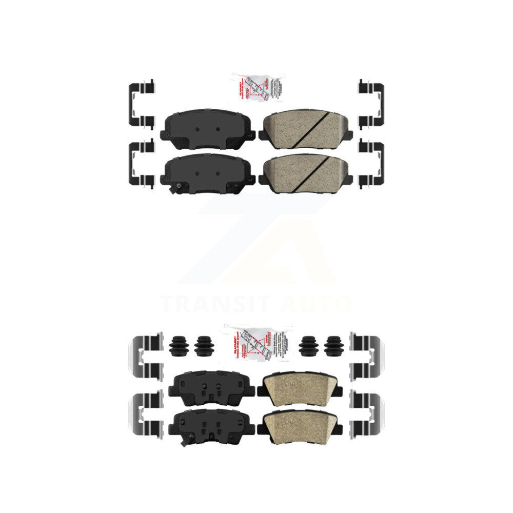 Front Rear Ceramic Disc Brake Pads Kit For Kia Forte Forte5 Koup KNF-100810