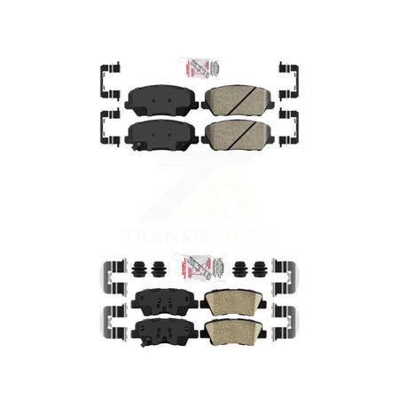 Front Rear Ceramic Disc Brake Pads Kit For Kia Forte Forte5 Koup KNF-100810