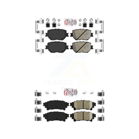 Front Rear Ceramic Disc Brake Pads Kit For Lexus IS250 KNF-101062