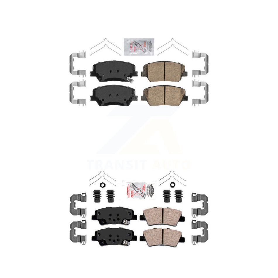 Front Rear Ceramic Disc Brake Pads Kit For 2019-2022 Hyundai Nexo KNF-101067