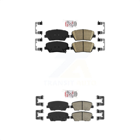 AmeriBRAKES Front Rear Ceramic Disc Brake Pads Kit For Kia Sorento Hyundai Santa Fe Sport KNF-101072