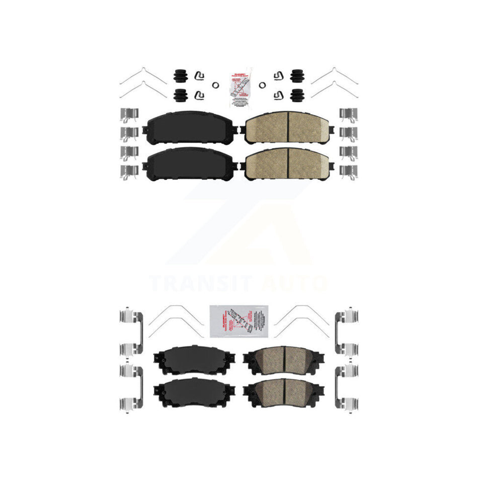 Front Rear Ceramic Disc Brake Pads Kit For Lexus Toyota Camry NX300 NX200t NX300h Avalon KNF-101113