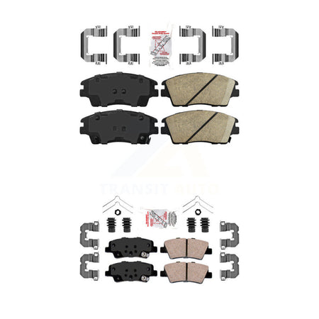 Front Rear Ceramic Disc Brake Pads Kit For Kia Sportage Hyundai Tucson KNF-101162