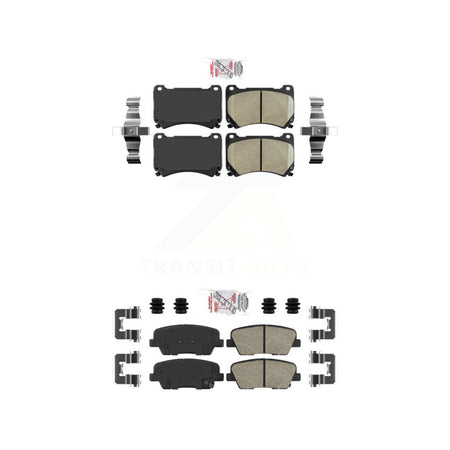 Front Rear Ceramic Disc Brake Pads Kit For Hyundai Genesis Equus KNF-101190