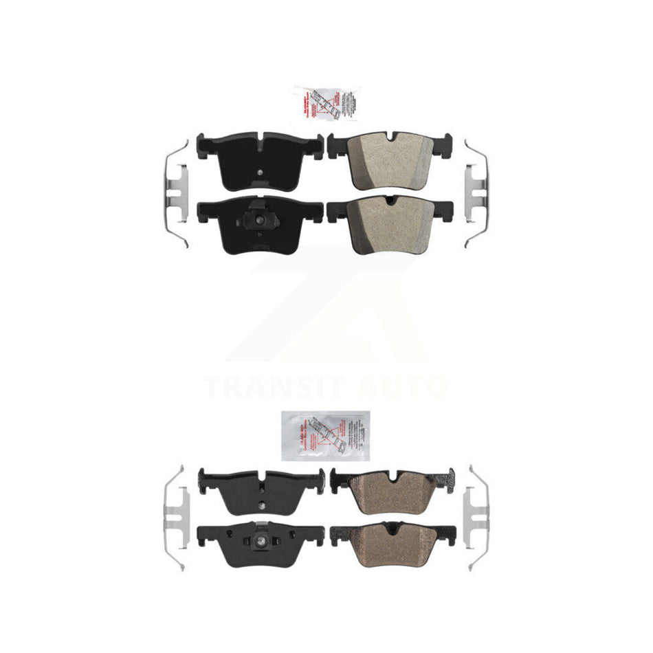 AmeriBRAKES Front Rear Semi-Metallic Disc Brake Pads Kit For BMW 328i xDrive 320i 330i 428i 430i Gran Coupe GT 328d 228i 230i KNF-101453