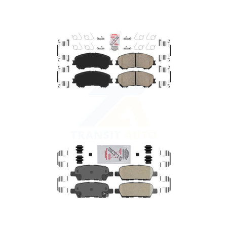 Front Rear Ceramic Disc Brake Pads Kit For Nissan Rogue Sport Qashqai KNF-101556