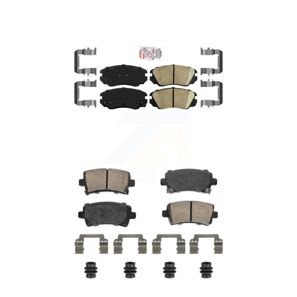 Front Rear Ceramic Disc Brake Pads Kit For Chevrolet Buick Malibu Impala LaCrosse Regal KNF-101811