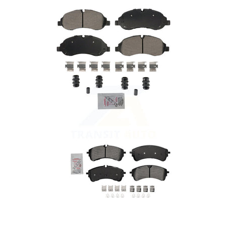 Front Rear Semi-Metallic Disc Brake Pads Kit For Ford Transit-250 Transit-150 Transit-350 KNF-101880
