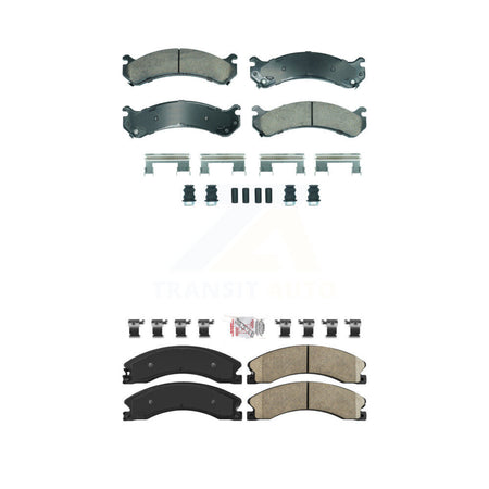 Front Rear Ceramic Disc Brake Pads Kit For GMC Savana 3500 Chevrolet Express 4500 KNF-101885