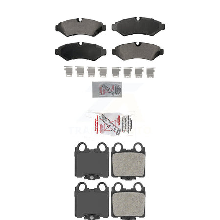 AmeriBRAKES Front Rear Semi-Metallic Disc Brake Pads Kit For Lexus GS300 SC430 IS300 GS400 GS430 KNF-101914