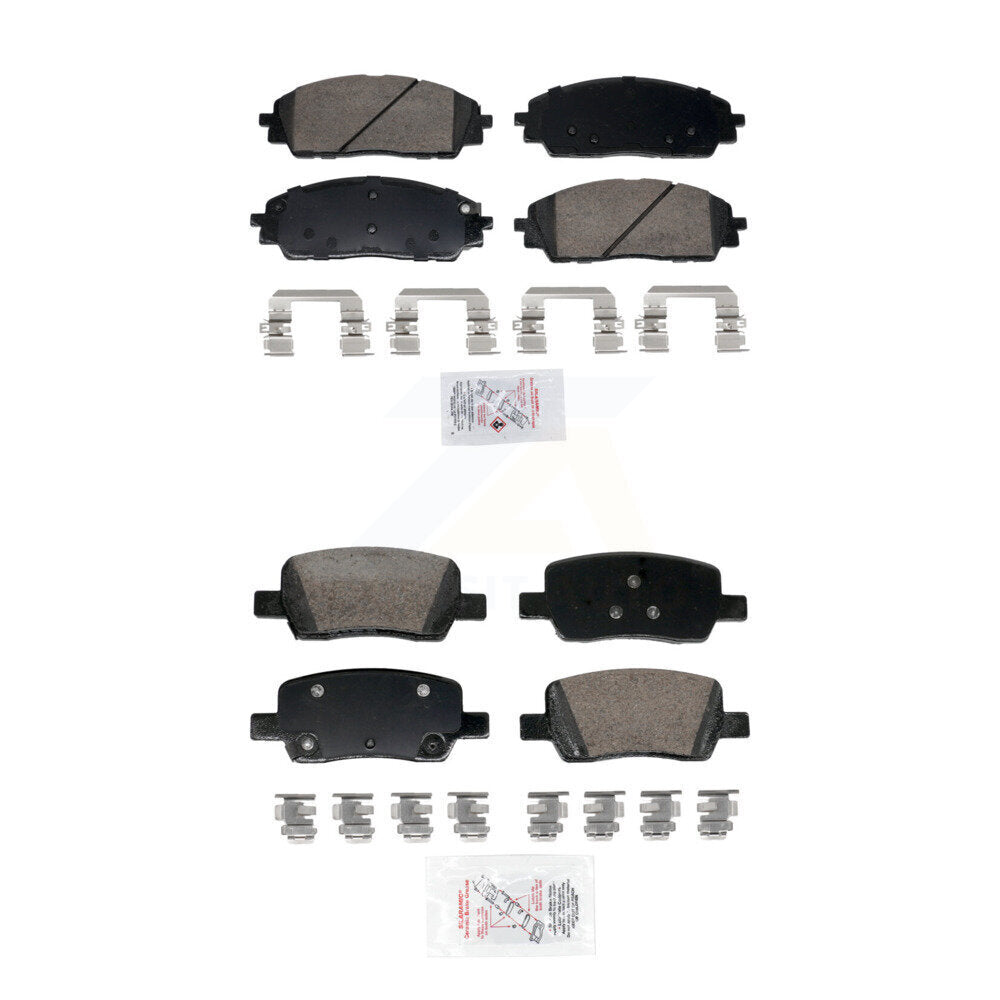 Front Rear Ceramic Disc Brake Pads Kit For 2022-2023 Kia Carnival KNF-101965