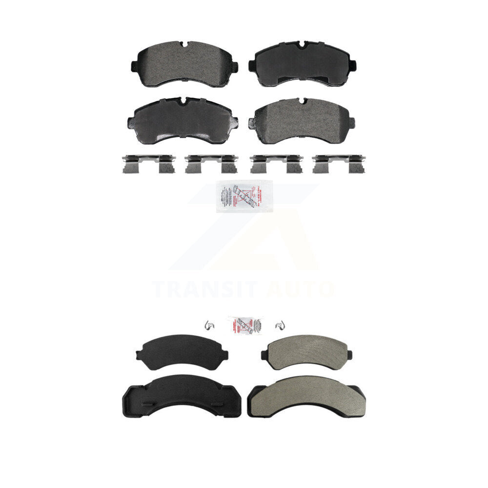 Front Rear Semi-Metallic Disc Brake Pads Kit For Workhorse W42 P32 52mm Caliper Piston KNF-101972