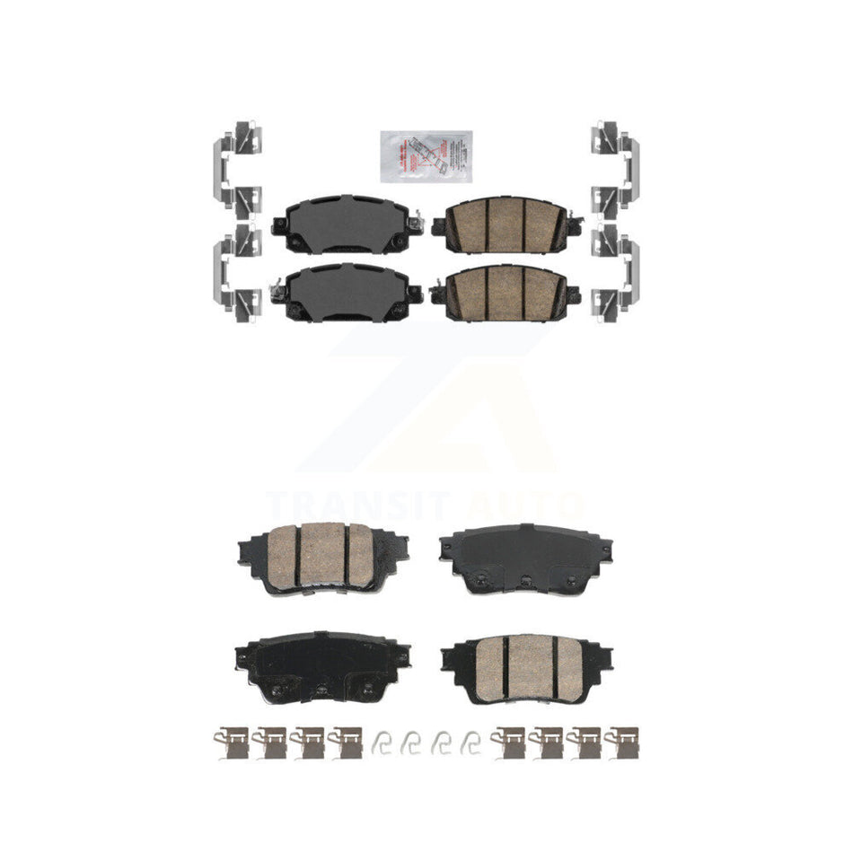 Front Rear Ceramic Disc Brake Pads Kit For 2021-2023 Nissan Kicks rear brakes KNF-101997